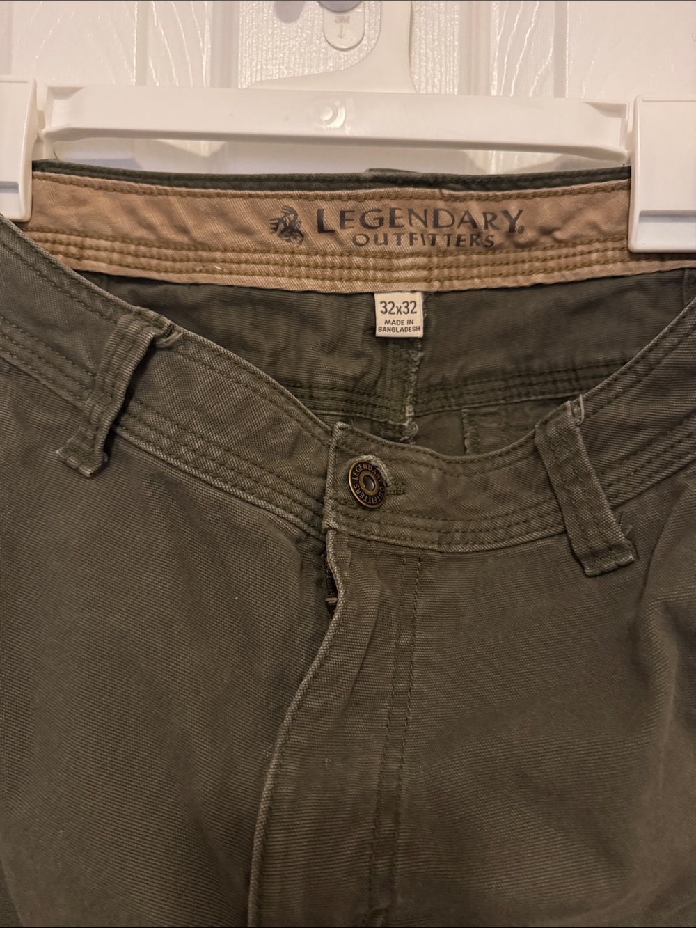 Legendary Outfitters Men’s Green Stretch Canvas Pants (32/32) - Picture 2 of 5